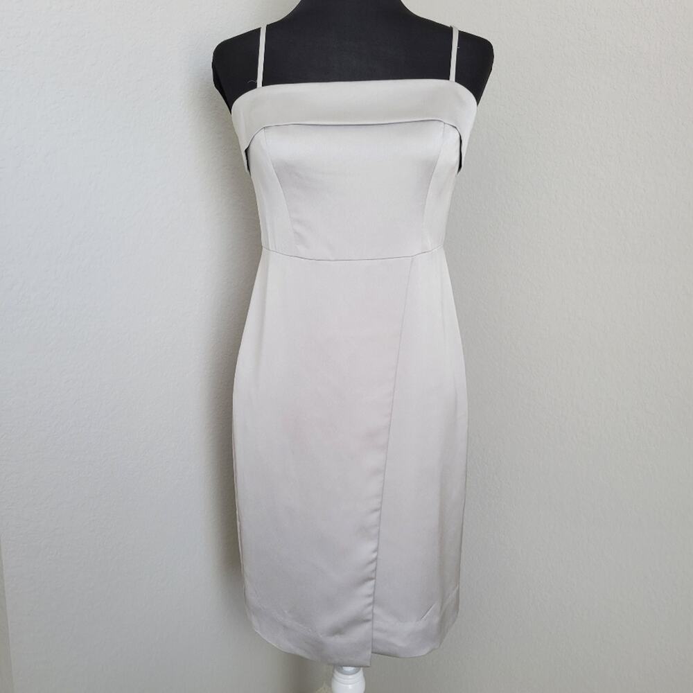 J. Crew Dress Silver Gray Color 90s Vibe NWT